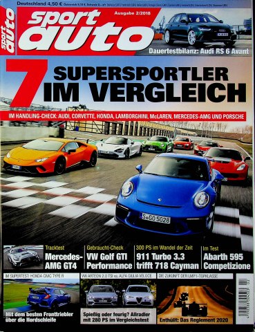 Deckblatt Sport Auto (02/2018)